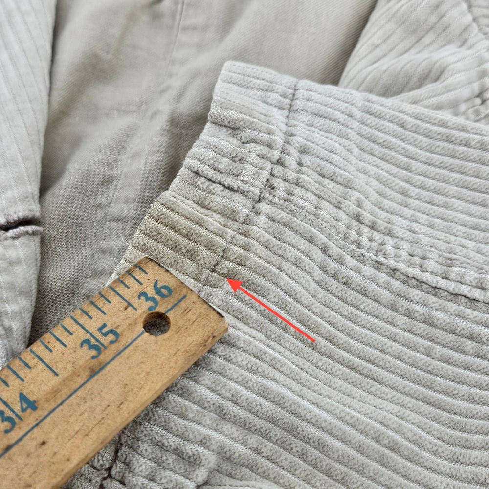 Liz‎ Claiborne Wide Whale Womens Corduroy Oversized Jacket Size M Blazer Cozy - Picture 6 of 9